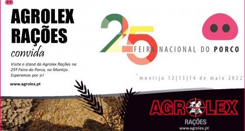 Agrolex Rações participa en la 25ª Feria del Cerdo, Montijo